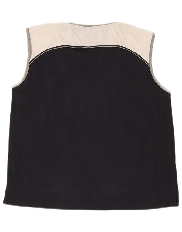 Champion Womens Graphic Vest Top UK 18 XL Black Colourblock