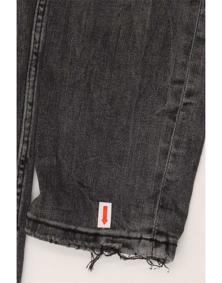 ZARA Womens High Waist Skinny Jeans EU 38 Small W28 L27 Grey Cotton