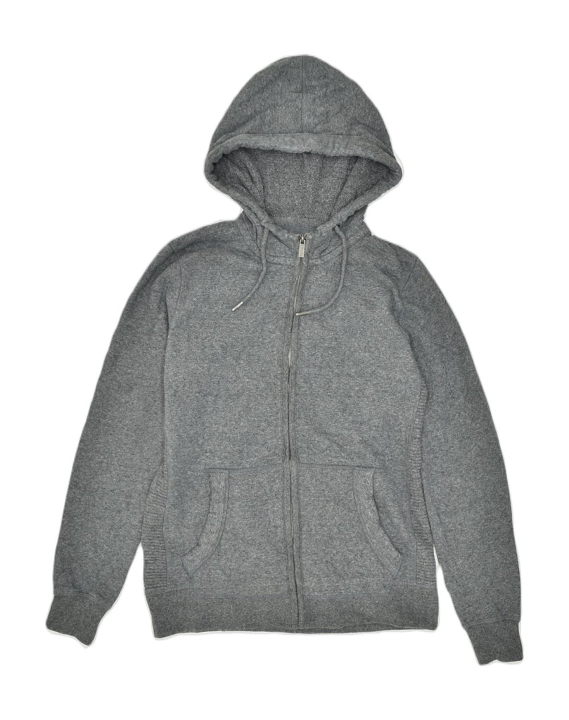 FAT FACE Mens Zip Hoodie Sweater Small Grey Cotton | Vintage | Thrift | Second-Hand | Used Clothing | Messina Hembry 