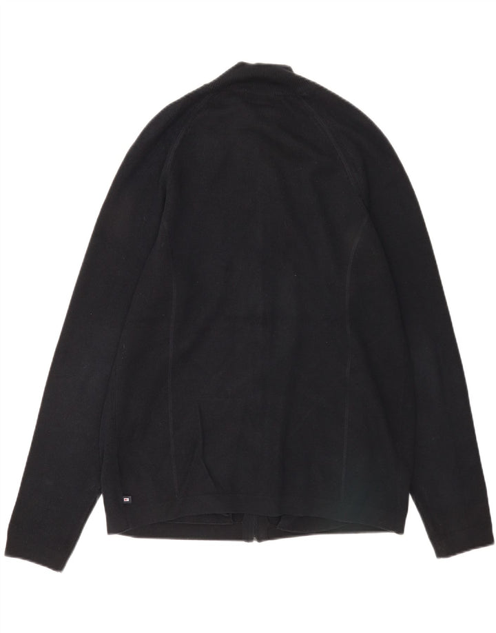 Marks & Spencer Mens Blue Harbour Cardigan Sweater Medium Navy Blue Cotton