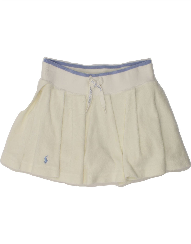 RALPH LAUREN Girls Tennis Skirt 5-6 Years Off White Cotton | Vintage Ralph Lauren | Thrift | Second-Hand Ralph Lauren | Used Clothing | Messina Hembry 