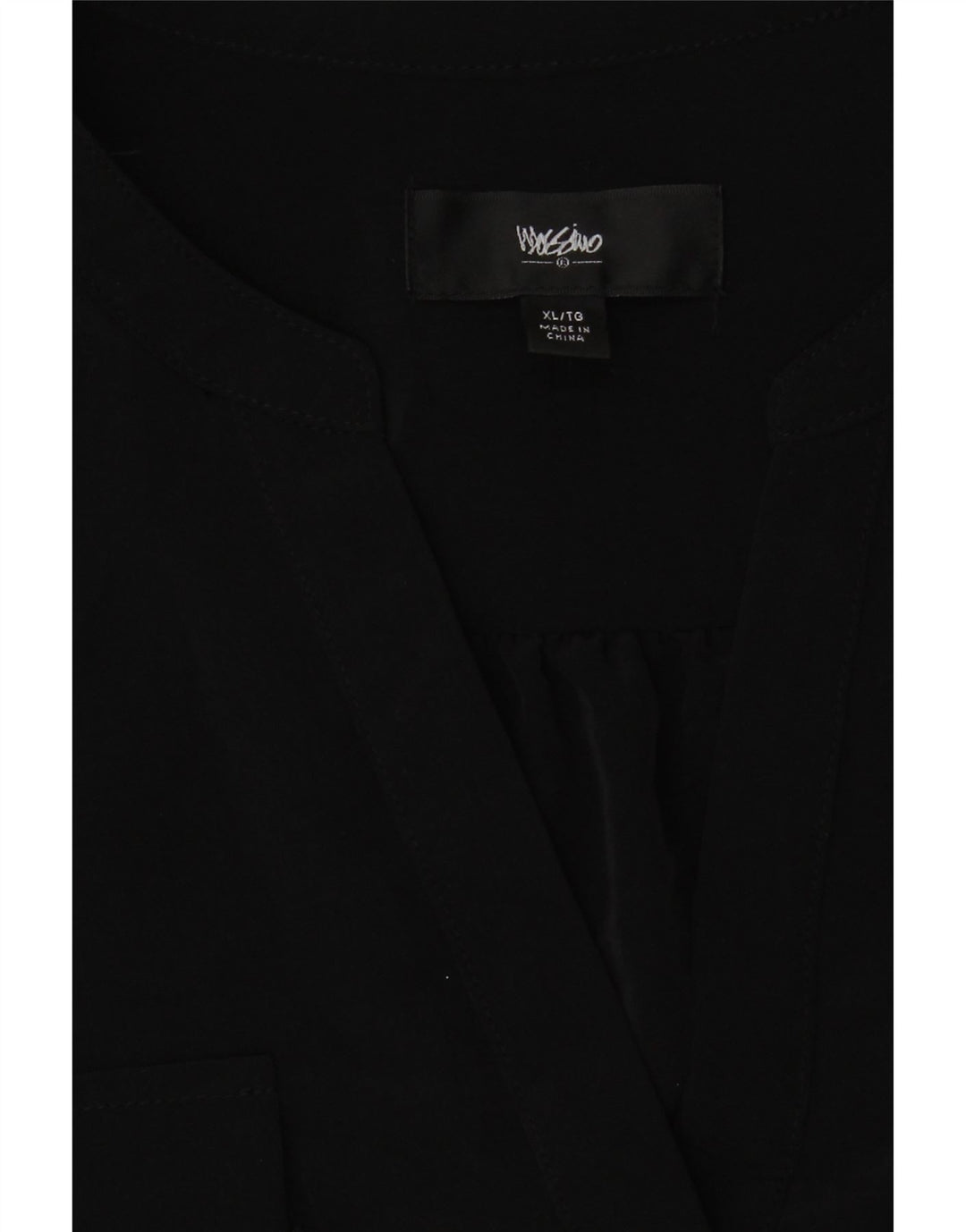 MOSSIMO Womens Pullover Shirt Dress UK 18 XL Black Polyester Vintage Mossimo and Second-Hand Mossimo from Messina Hembry 