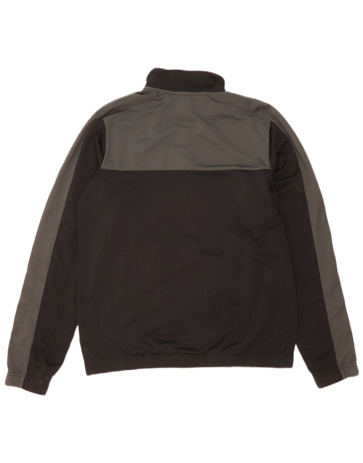 Nike Mens Tracksuit Top Jacket Medium Black Colourblock Polyester