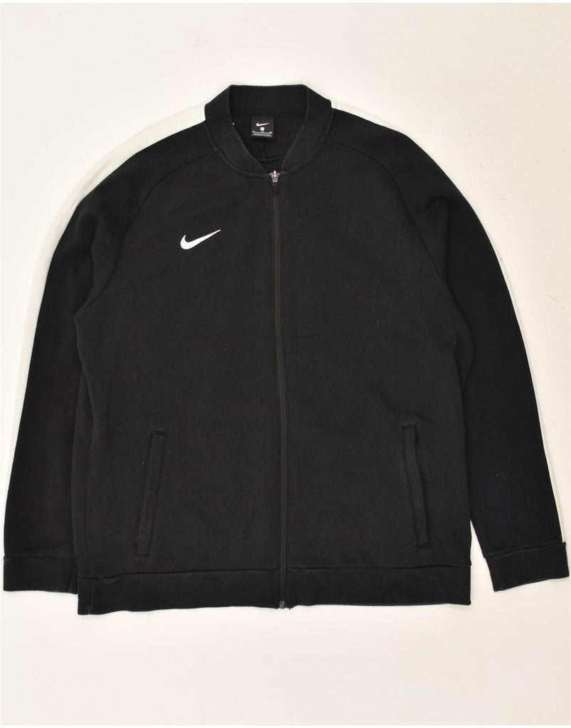 NIKE Mens Graphic Tracksuit Top Jacket XL Black Colourblock | Vintage Nike | Thrift | Second-Hand Nike | Used Clothing | Messina Hembry 