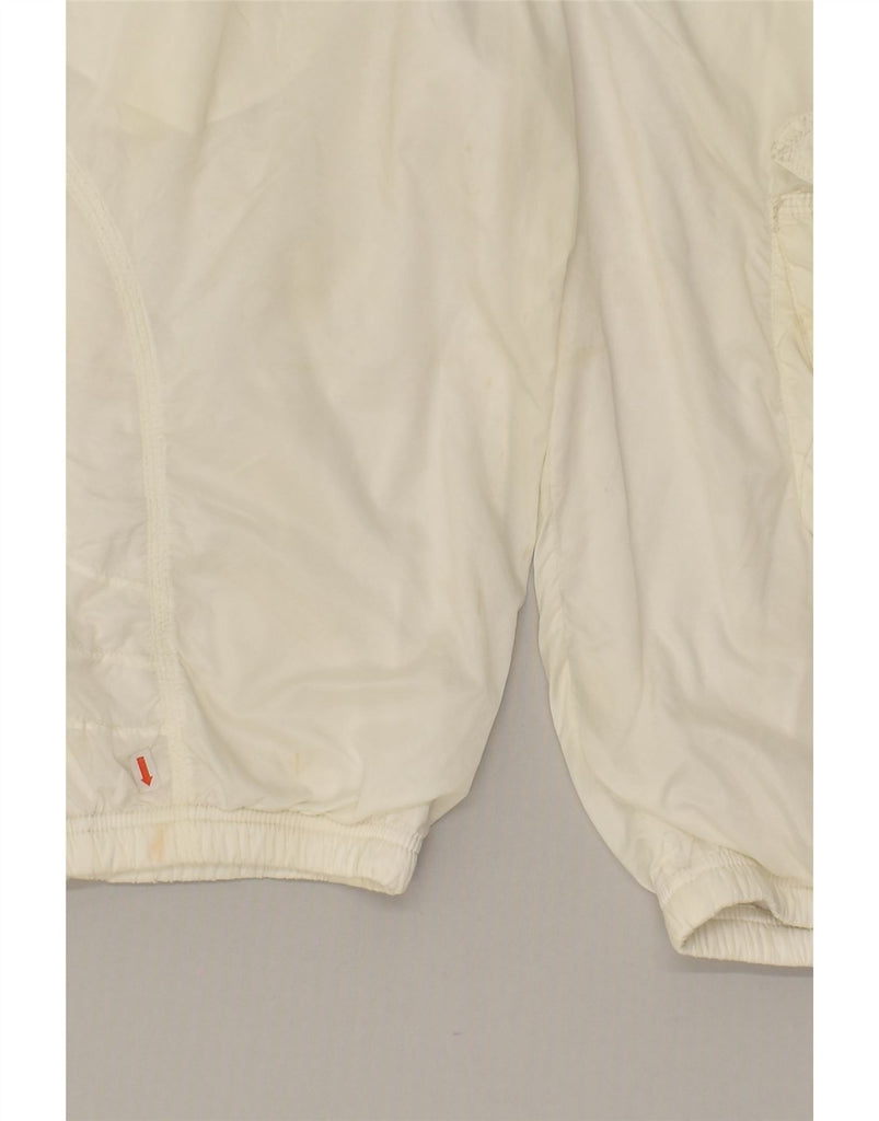 ADIDAS Boys Graphic Bermuda Shorts 13-14 Years W30 White Polyester | Vintage Adidas | Thrift | Second-Hand Adidas | Used Clothing | Messina Hembry 