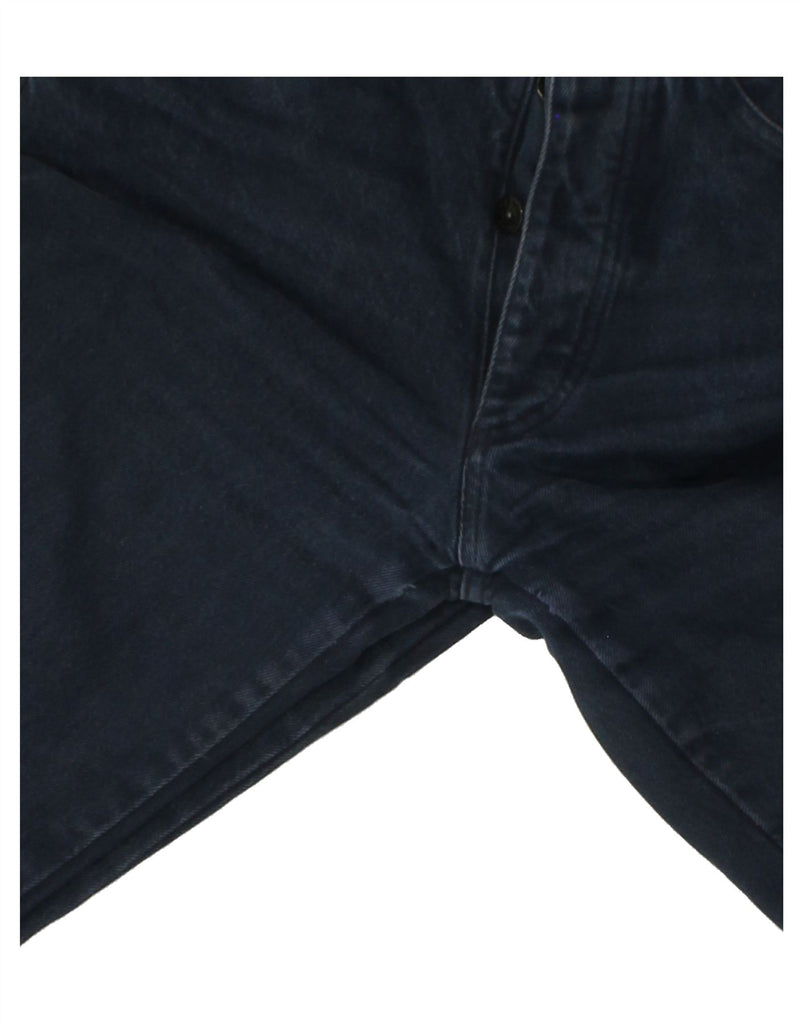 STONE ISLAND Womens High Waist Tapered Jeans IT 42 Medium W28L32 Navy Blue Vintage Stone Island and Second-Hand Stone Island from Messina Hembry 