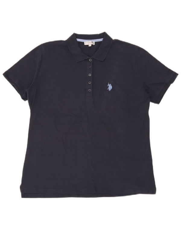 U.S. Polo Assn. Womens Shirt UK 18 XL Navy Blue