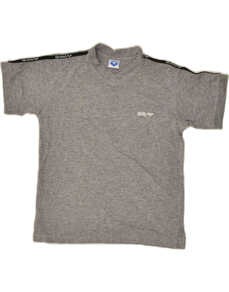 ARENA Boys Graphic T-Shirt Top 9-10 Years Grey Cotton | Vintage Arena | Thrift | Second-Hand Arena | Used Clothing | Messina Hembry 