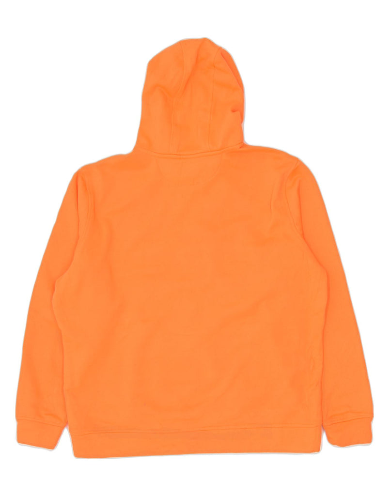 FILA Womens Hoodie Jumper UK 18 XL Orange Polyester | Vintage | Thrift | Second-Hand | Used Clothing | Messina Hembry 