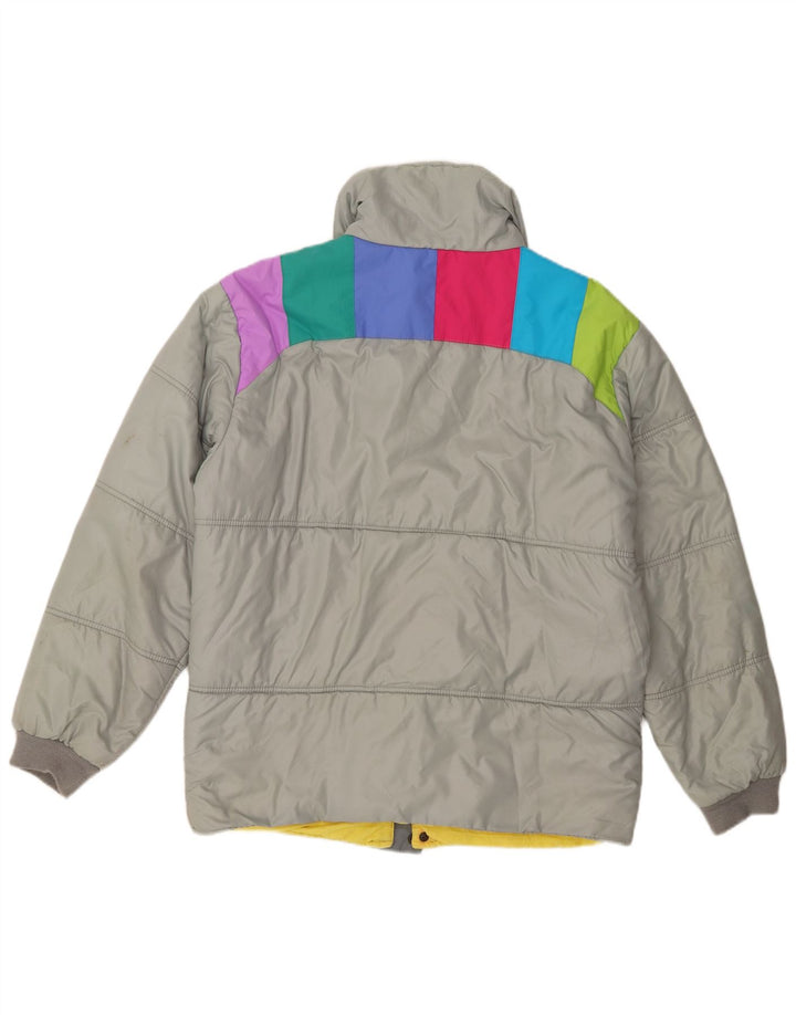 Bailo Mens Padded Jacket IT 50 Large Grey Colourblock Polyamide