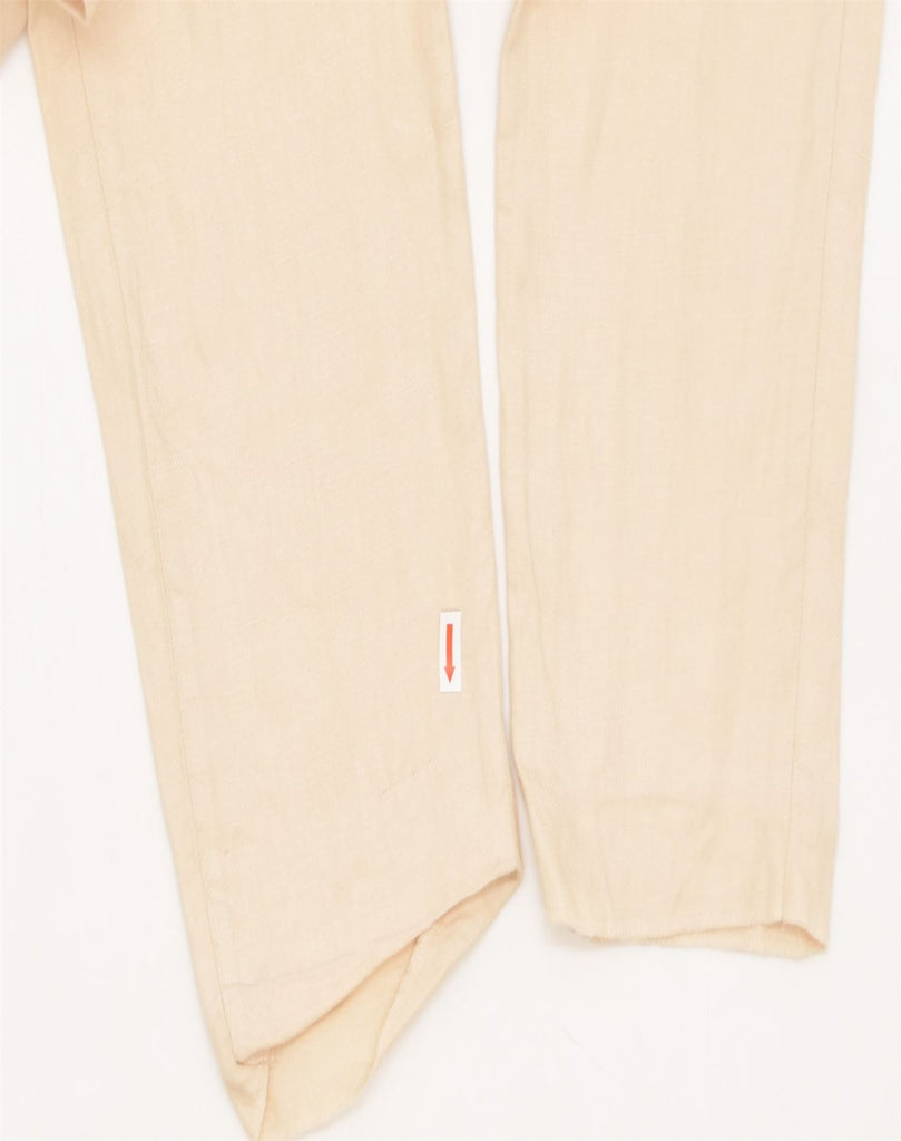 MASSIMO DUTTI Womens Tapered Chino Trousers EU 40 Medium W32 L31 Beige | Vintage | Thrift | Second-Hand | Used Clothing | Messina Hembry 