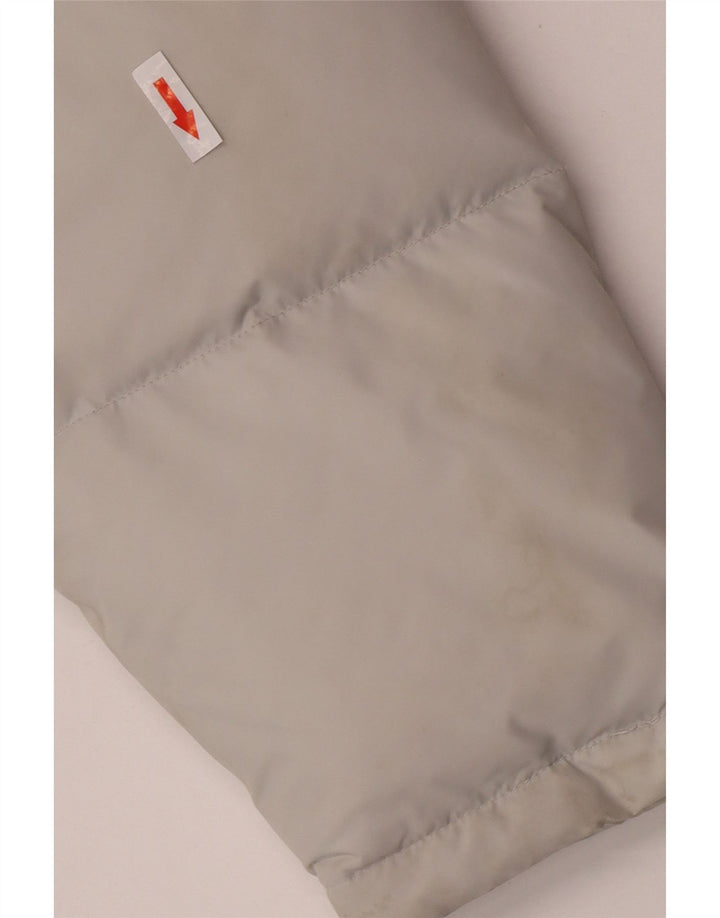 Champion Mens Hooded Padded Jacket UK 40 Large Grey Nylon