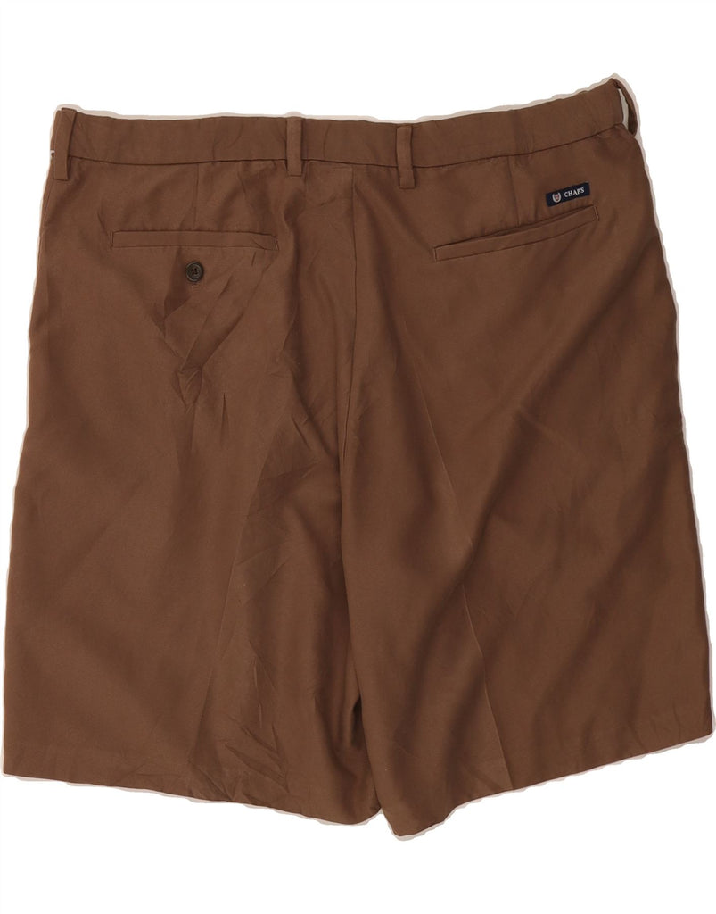CHAPS Mens Chino Shorts W40 XL Brown Polyester Vintage Chaps and Second-Hand Chaps from Messina Hembry 
