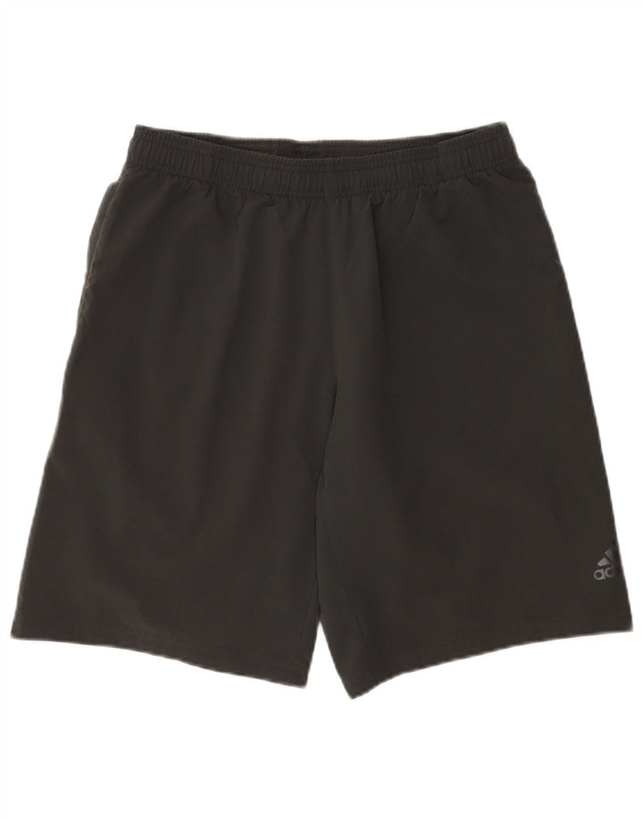 Adidas Mens Climalite Sport Shorts Medium Grey Polyester