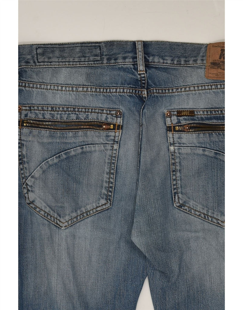 RIFLE Mens Straight Jeans W32 L27 Blue Cotton | Vintage Rifle | Thrift | Second-Hand Rifle | Used Clothing | Messina Hembry 