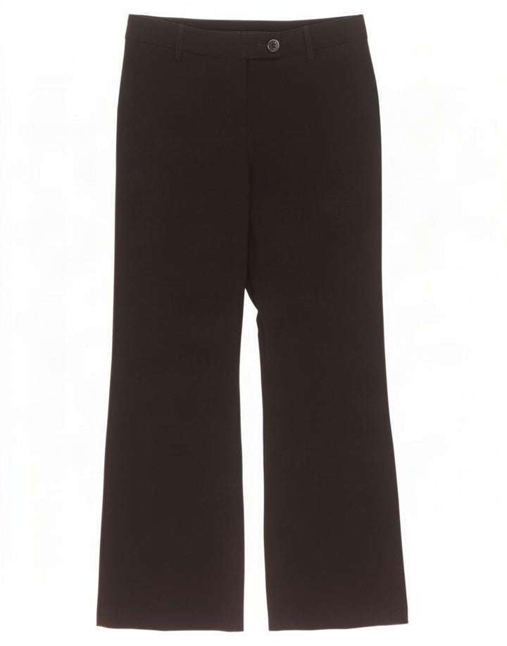 Marks & Spencer Womens Bootcut Suit Trousers UK 12 Medium W32 L30 Black