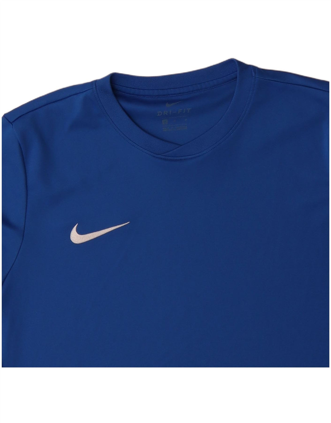 NIKE Mens Dri Fit T-Shirt Top Medium Blue Polyester