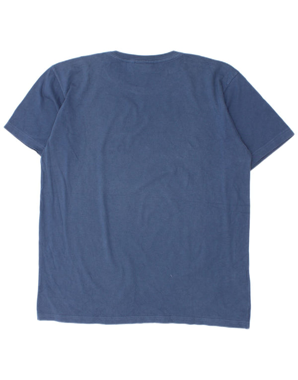 Lacoste Boys Graphic T-Shirt Top 15-16 Years Navy Blue Cotton