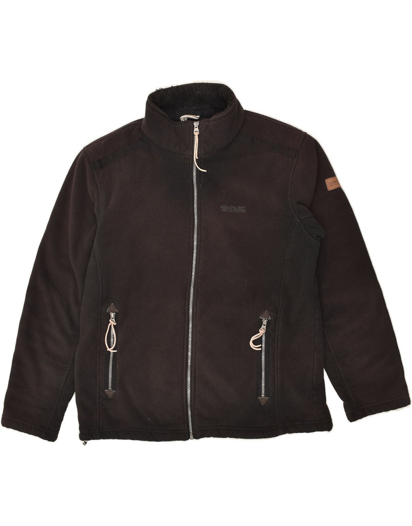 REGATTA Mens Tracksuit Top Jacket XL Black Polyester | Vintage Regatta | Thrift | Second-Hand Regatta | Used Clothing | Messina Hembry 