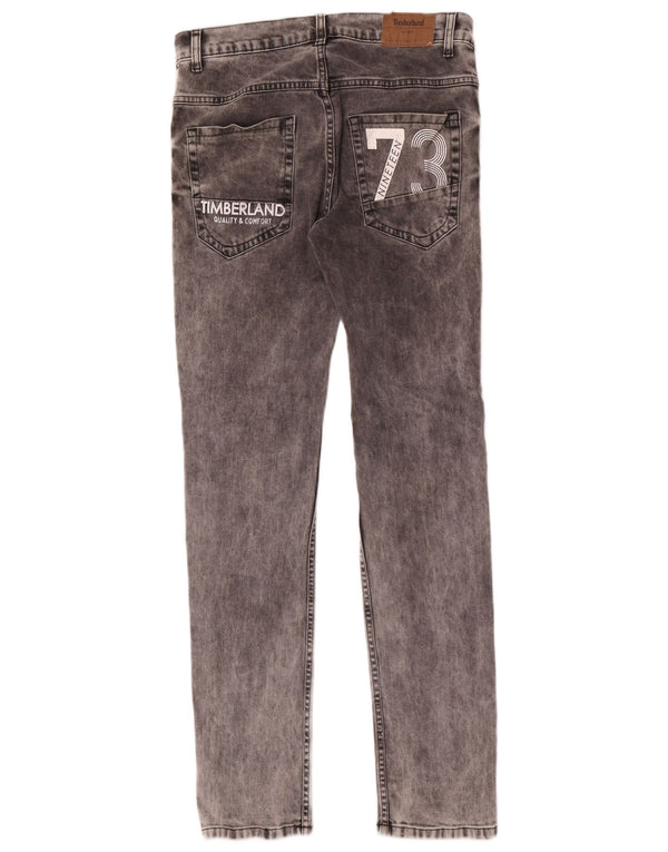 Timberland Girls Graphic Slim Jeans 15-16 Years W30 L32 Grey
