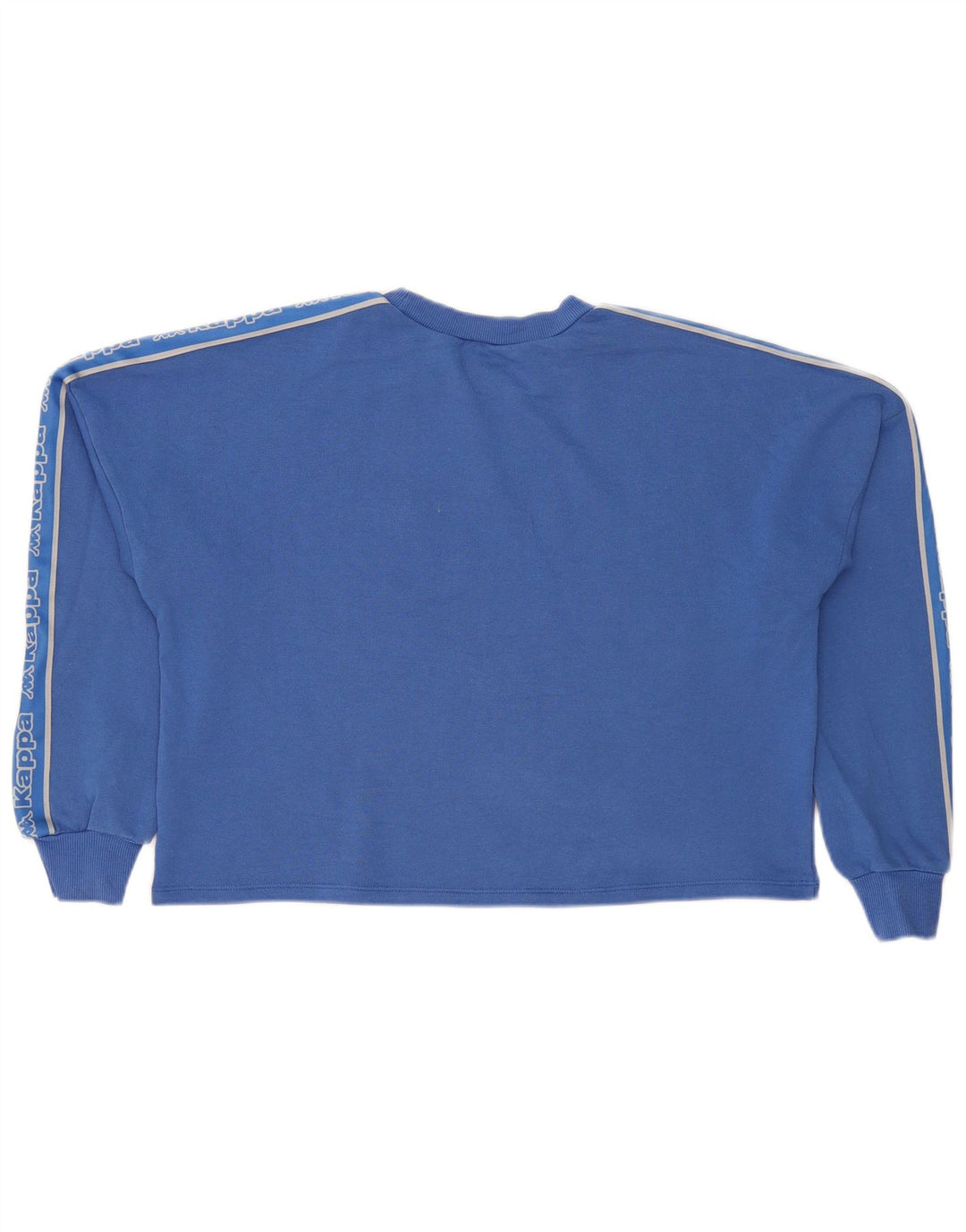 Kappa Womens Graphic Oversized Sweatshirt Jumper UK 12 Medium Blue