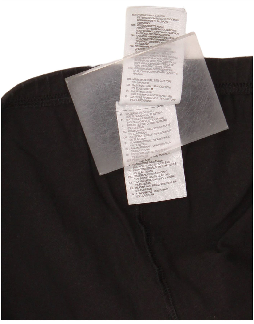 ADIDAS Womens Neo Graphic Leggings UK 16 Large  Black Cotton