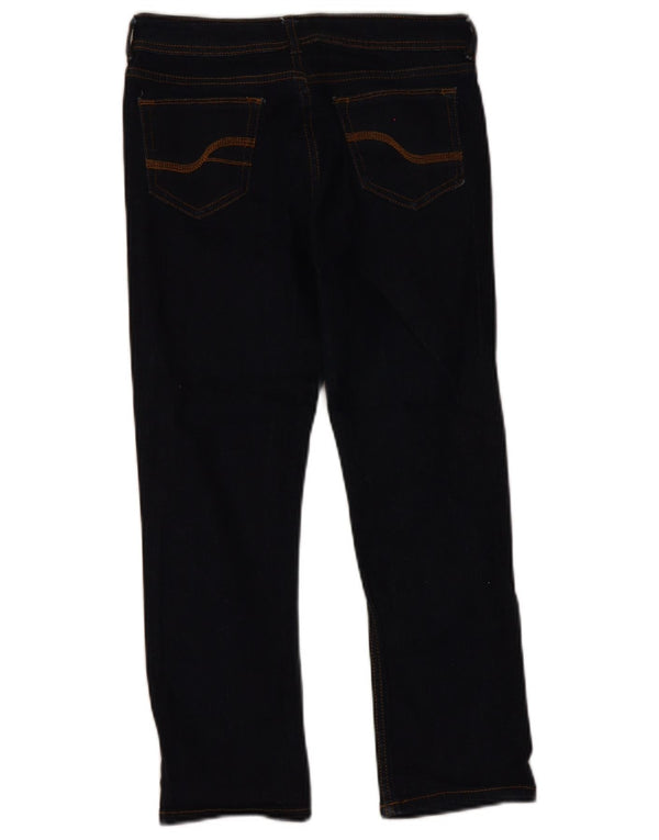 Fat Face Mens Capri Jeans UK 8 Small W30 L22 Navy Blue