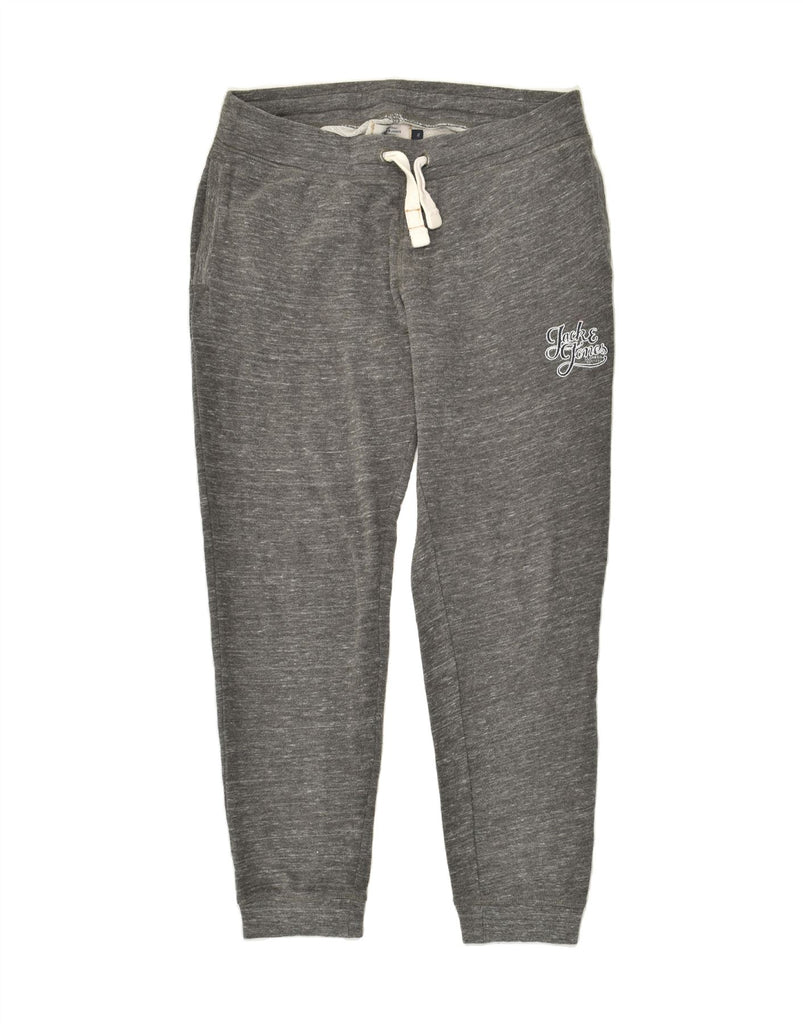 JACK & JONES Womens Tracksuit Trousers Joggers UK 18 XL Grey Cotton | Vintage Jack & Jones | Thrift | Second-Hand Jack & Jones | Used Clothing | Messina Hembry 