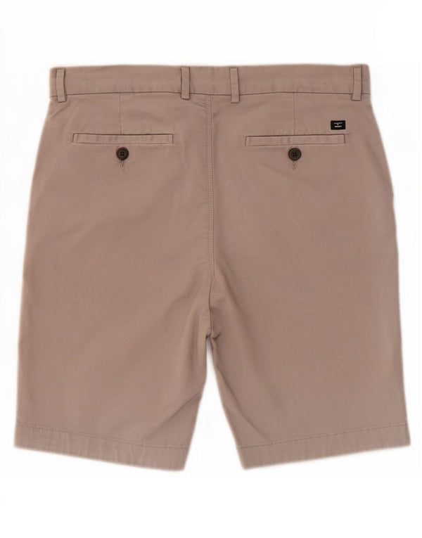 Superdry Mens Regular Chino Shorts W32 Medium Grey Cotton