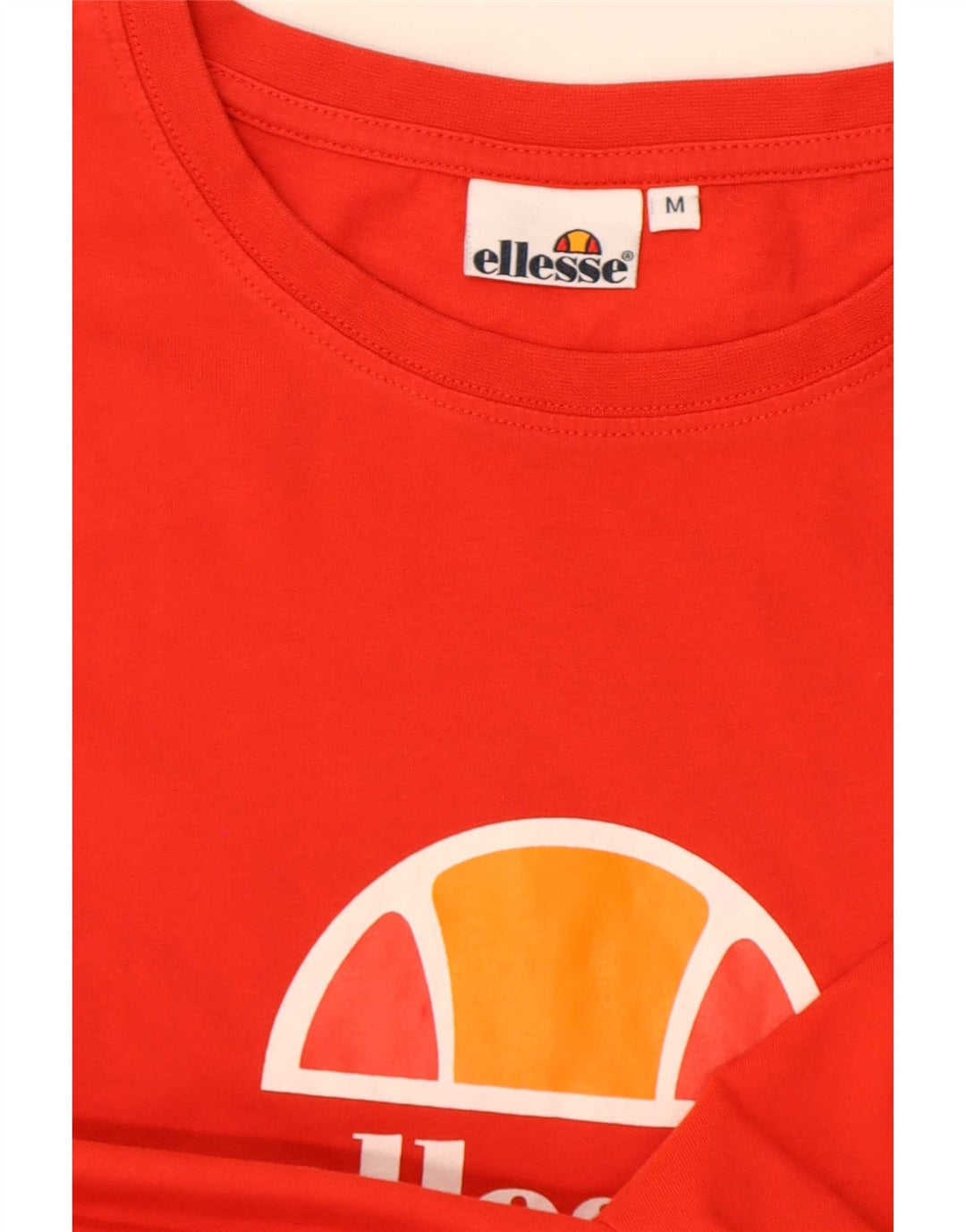 Ellesse Mens Graphic T-Shirt Top Medium Red Colourblock
