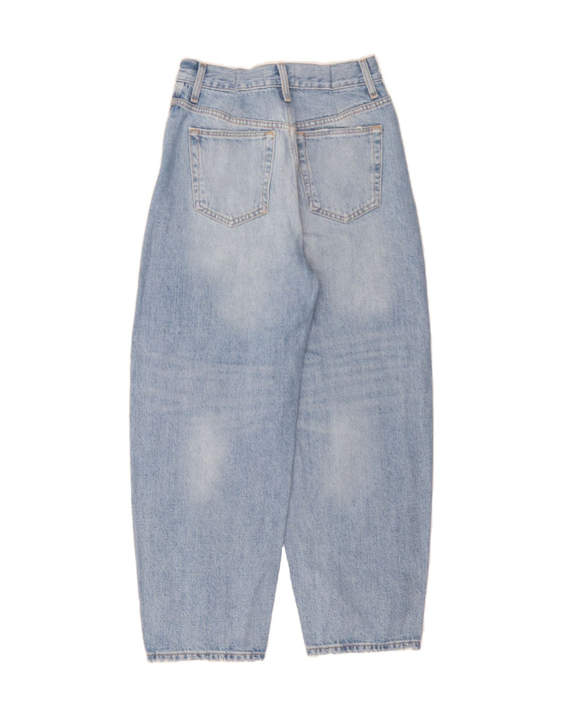 ZARA Womens High Waist Tapered Jeans EU 34 2XS W24 L26 Blue Vintage Zara and Second-Hand Zara from Messina Hembry 
