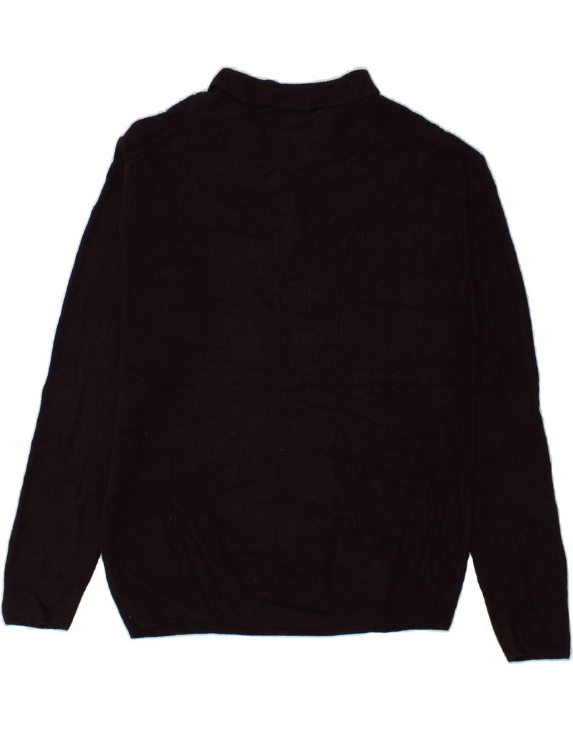 DOCKERS Mens Polo Neck Jumper Sweater XL Maroon Acrylic Vintage Dockers and Second-Hand Dockers from Messina Hembry 