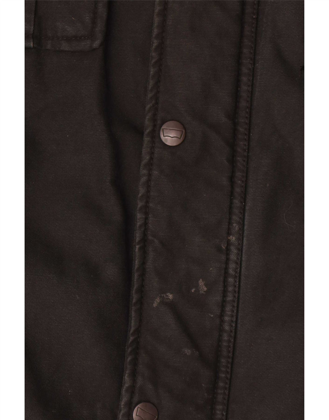 Levi's Mens Utility Jacket UK 42 XL Black Cotton