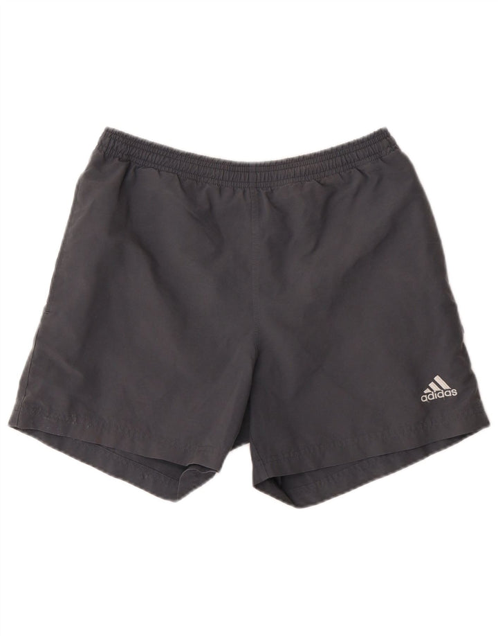 Adidas Boys Sport Shorts 13-14 Years  Grey Polyester