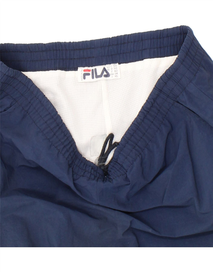 FILA Mens Tracksuit Trousers IT 50 Medium Navy Blue Vintage Fila and Second-Hand Fila from Messina Hembry 