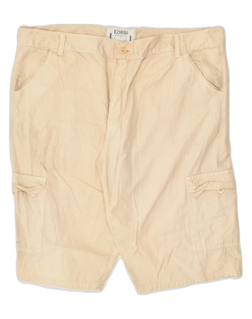 VINTAGE Mens Cargo Shorts W40 XL Beige | Vintage Vintage | Thrift | Second-Hand Vintage | Used Clothing | Messina Hembry 