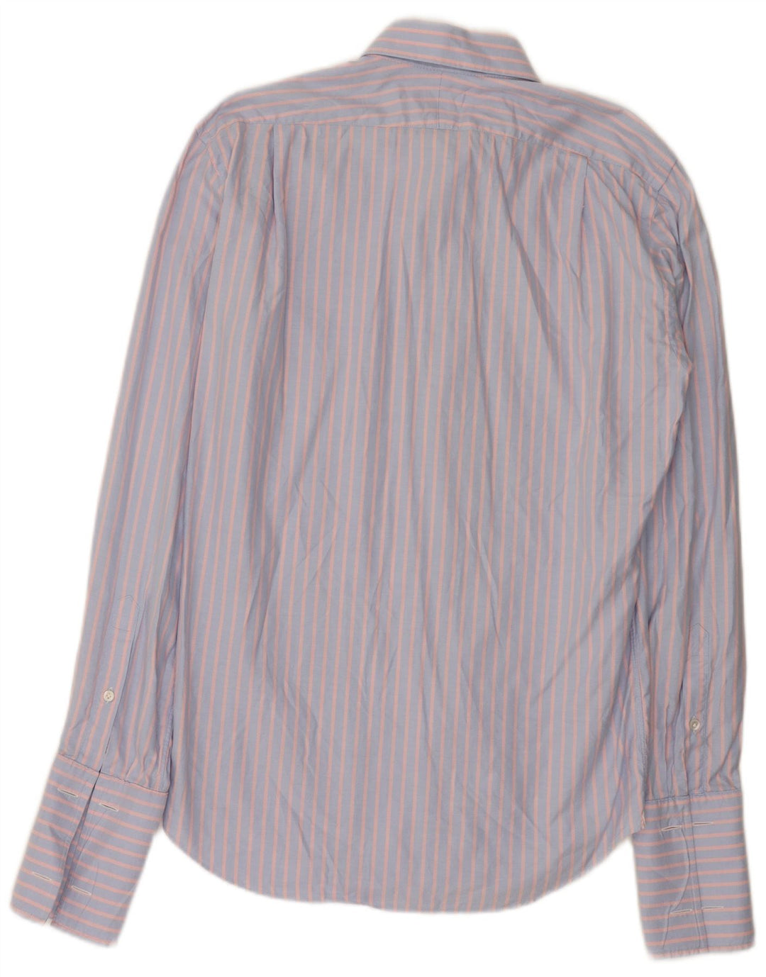 Hackett Mens Formal Shirt Medium Blue Striped
