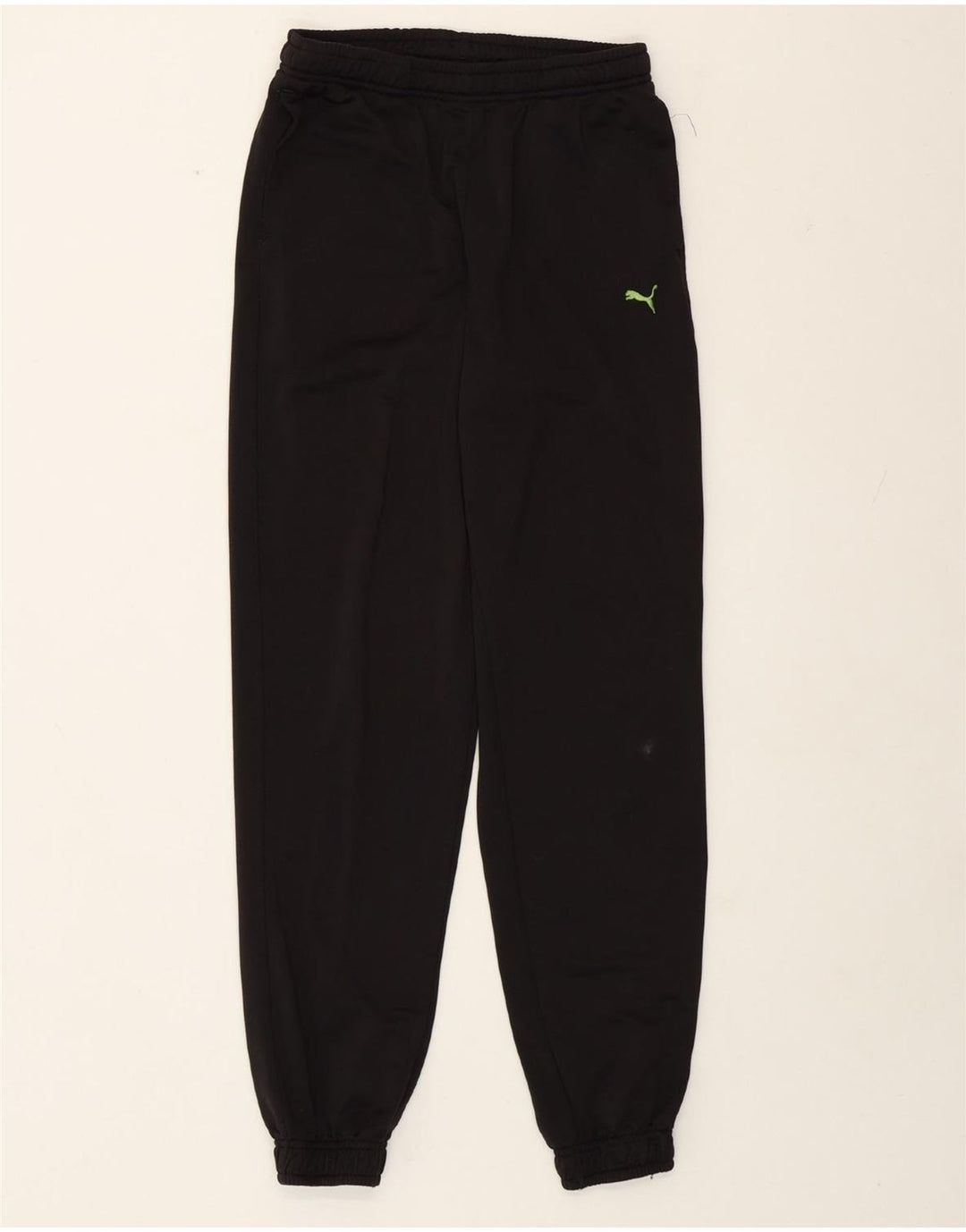 Puma Boys Graphic Tracksuit Trousers Joggers 13-14 Years  Black Polyester