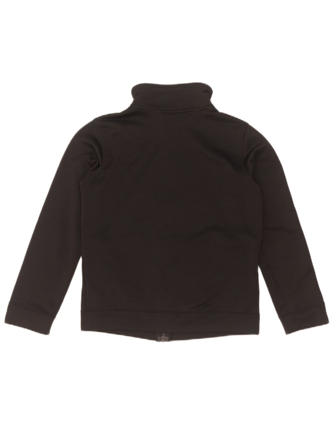 Nike Girls Tracksuit Top Jacket 10-11 Years Medium Black Polyester