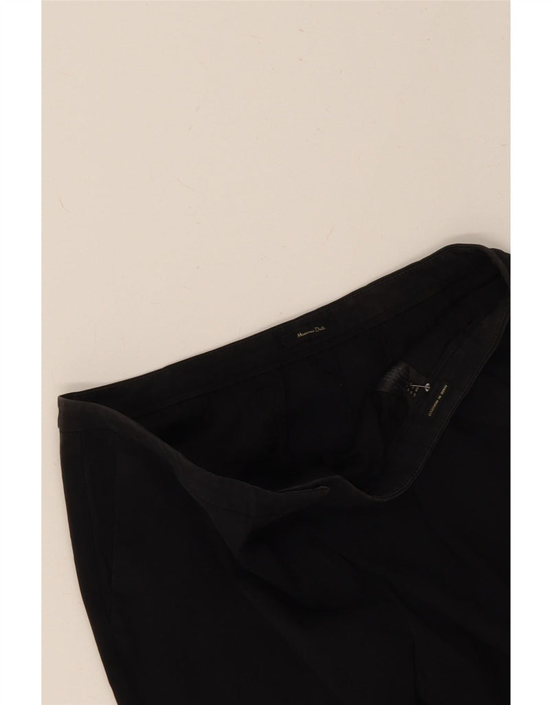 MASSIMO DUTTI Womens Slim Chino Trousers EU 44 XL W34 L26 Black Cotton Vintage Massimo Dutti and Second-Hand Massimo Dutti from Messina Hembry 