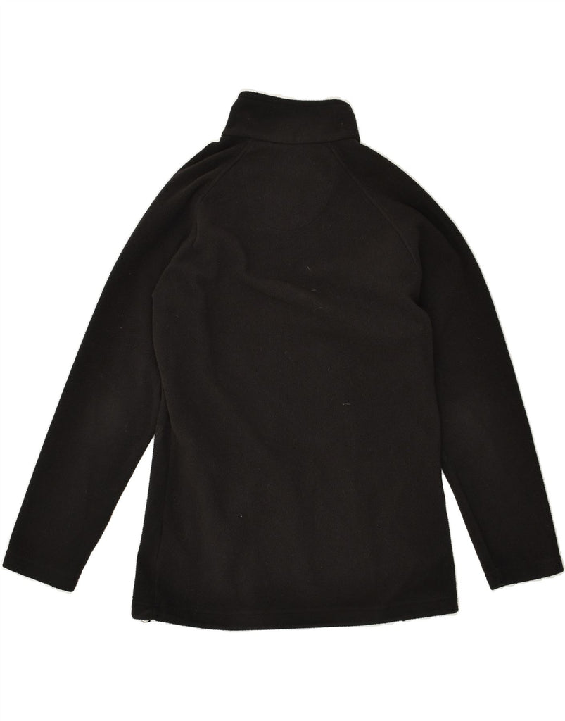 REGATTA Womens Fleece Jacket UK 12 Medium  Black Polyester | Vintage Regatta | Thrift | Second-Hand Regatta | Used Clothing | Messina Hembry 