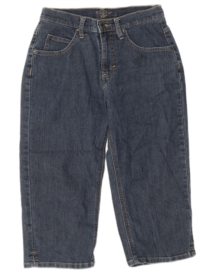 LEE Womens Riders Capri Jeans US 8 Medium W30 L18 Blue Cotton