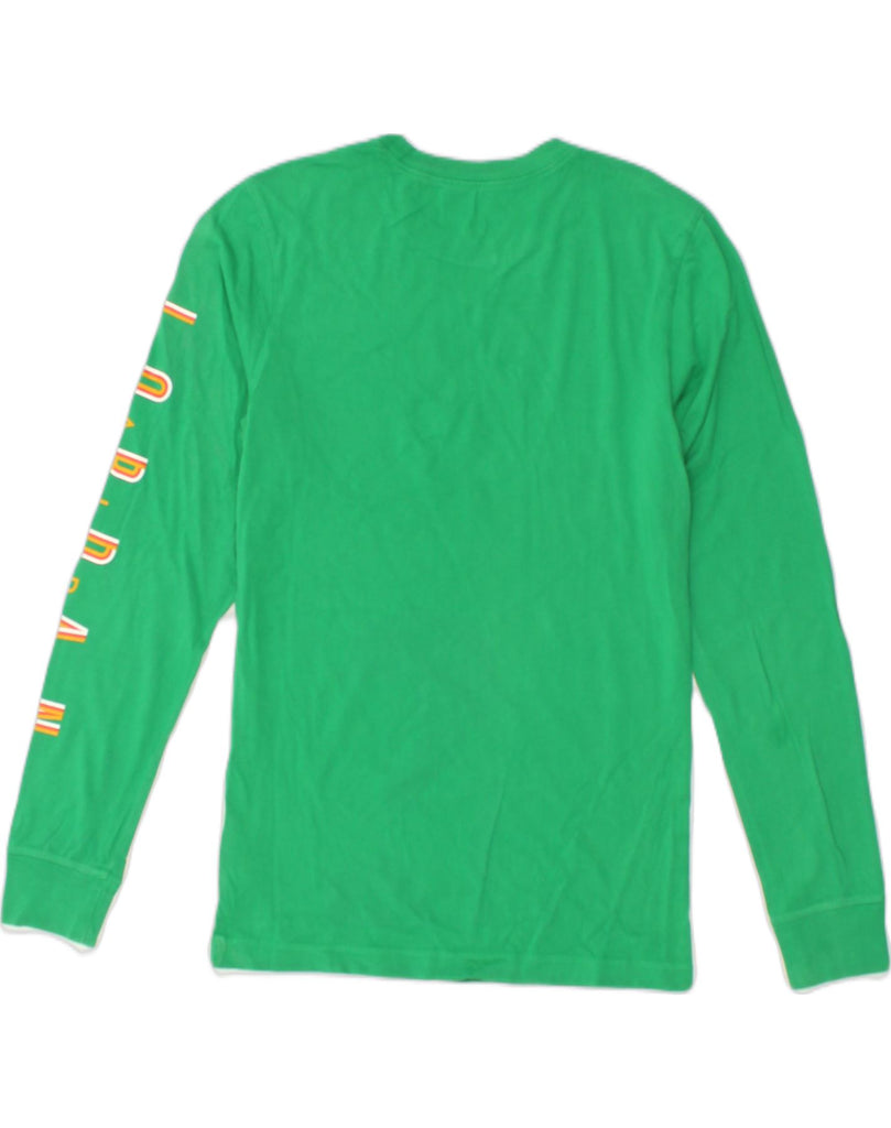 JORDAN Mens Standard Fit Graphic Top Long Sleeve XS Green Cotton | Vintage Jordan | Thrift | Second-Hand Jordan | Used Clothing | Messina Hembry 