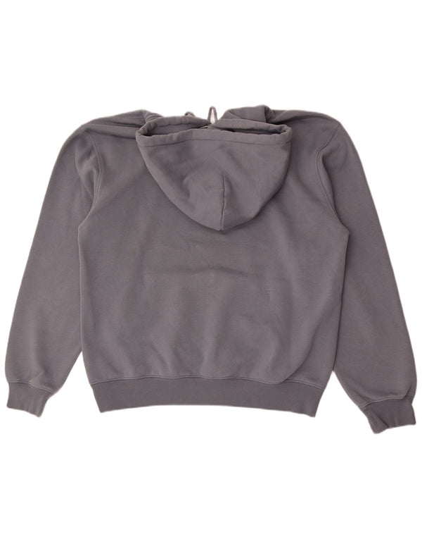 Carhartt Mens Graphic Hoodie Jumper Large Grey Cotton