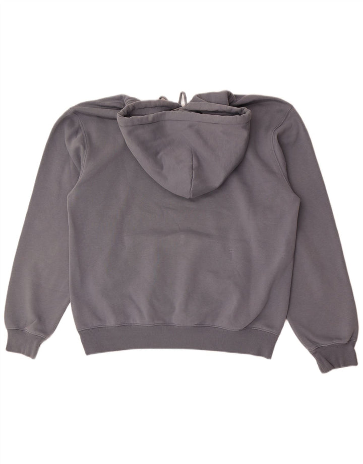 Carhartt Mens Graphic Hoodie Jumper Large Grey Cotton
