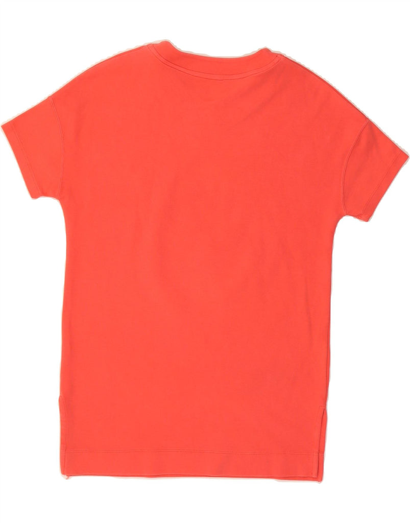 NIKE Womens Oversized Graphic T-Shirt Dress UK 10 Small Red Cotton Vintage Nike and Second-Hand Nike from Messina Hembry 