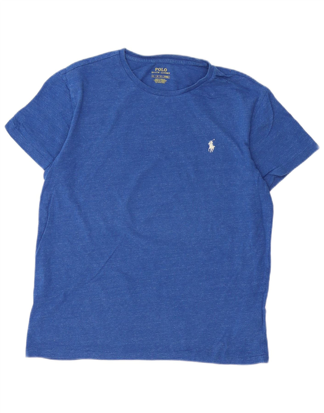 Polo Ralph Lauren Mens T-Shirt Top Medium Blue Cotton