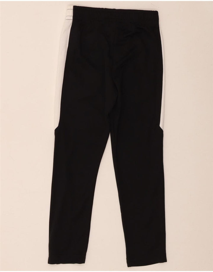 Nike Boys Tracksuit Trousers 6-7 Years Large Black Colourblock Polyester