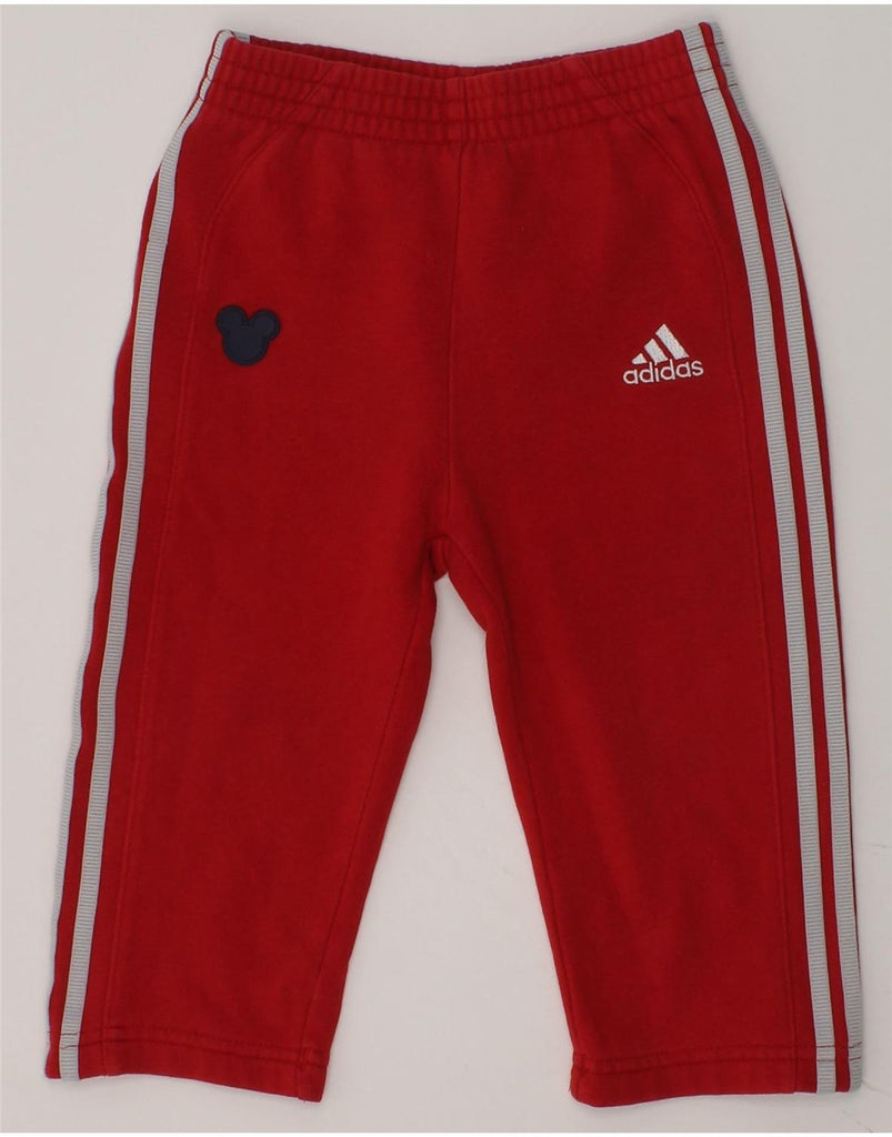ADIDAS Baby Girls Minnie Trousers 9-12 Months Red Cotton | Vintage Adidas | Thrift | Second-Hand Adidas | Used Clothing | Messina Hembry 