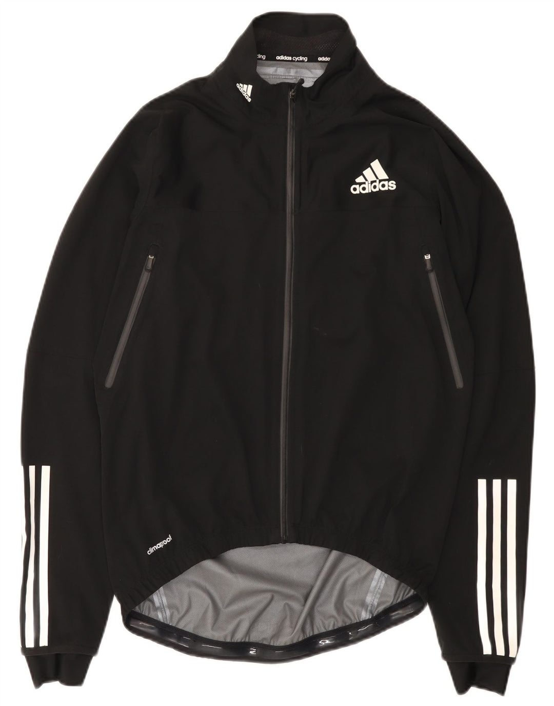 Adidas Womens Climacool Rain Jacket UK 14 Medium Black Polyester
